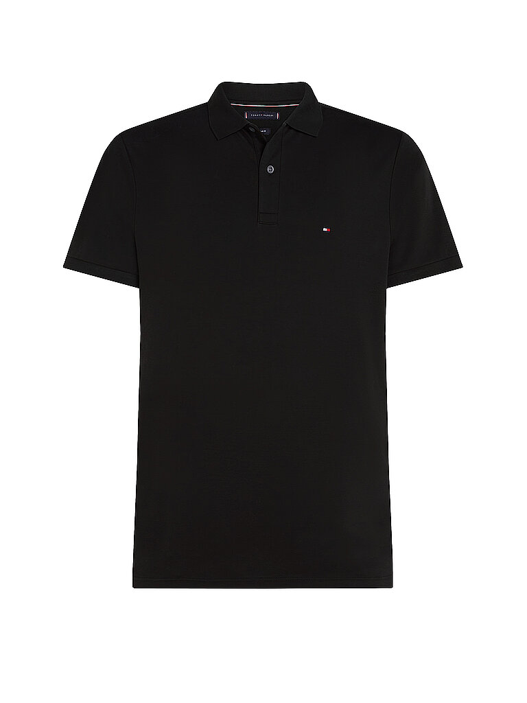 Tommy Hilfiger Polo à Manches Courtes Liquid Essential Reg Black 2XL Homme 5